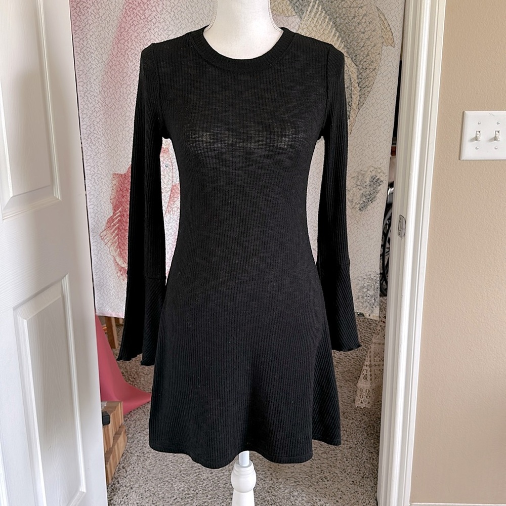 Abercrombie & fitch black bodycon dress size S